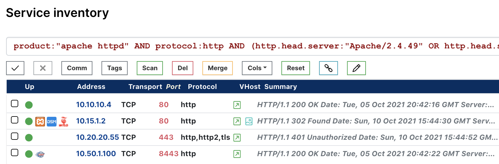 Find vulnerable Apache HTTP Servers Find vulnerable Apache HTTP Servers