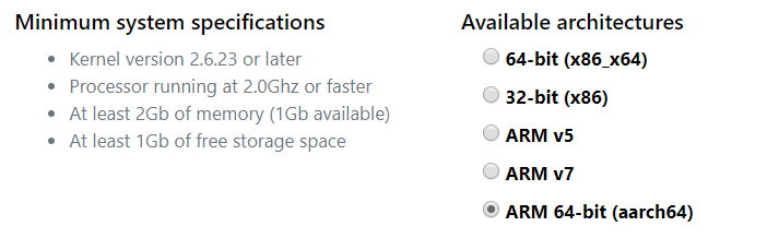 Linux on ARM 64-bit Support Linux on ARM 64-bit Support