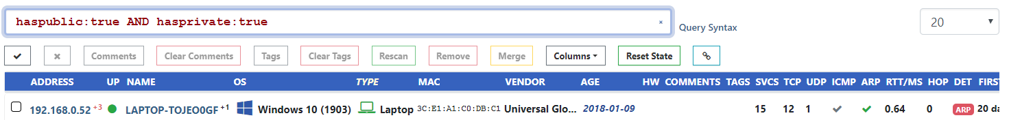 Match Asset with Public and Private IP Addresses Match Asset with Public and Private IP Addresses