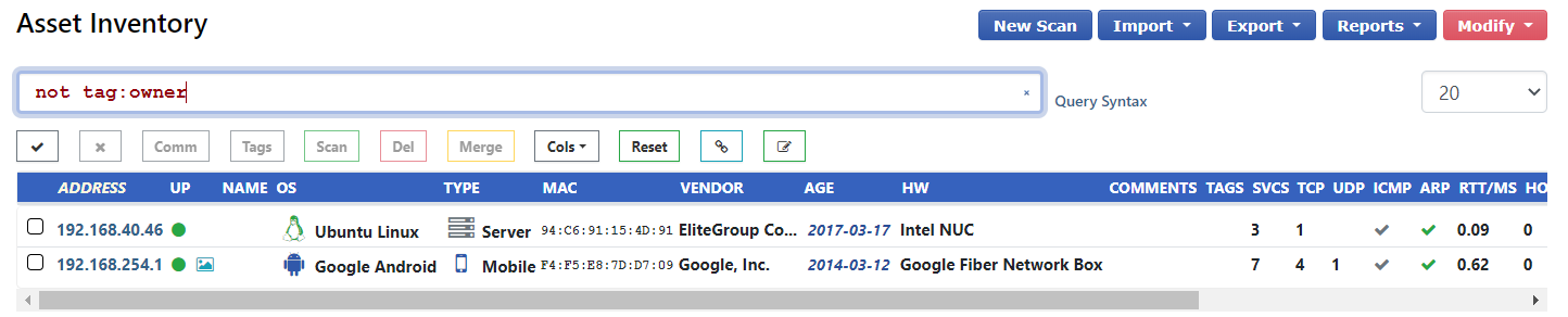 Assets With No Owner Assets With No Owner