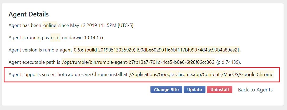 Agent Screenshot Support Agent Screenshot Support